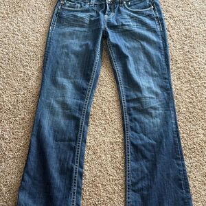 vintage low rise bootcut jeans